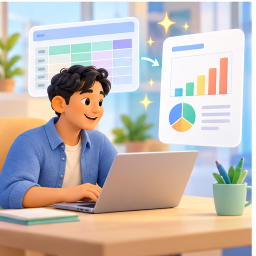 AI 協助製作試算表與企業報表